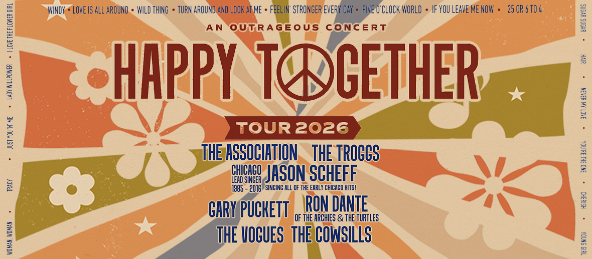 Jason Scheff Happy Together Tour Poster 2026